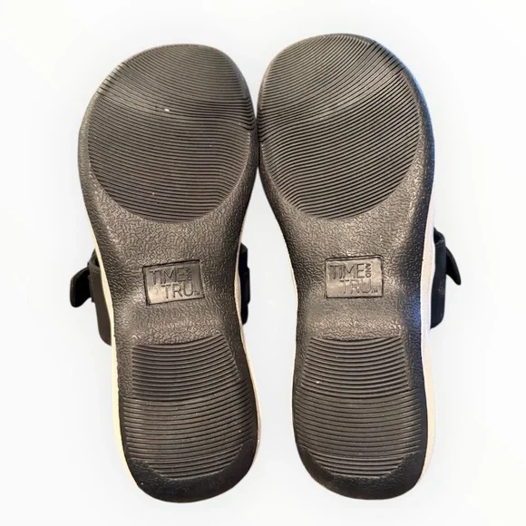 NWT Time and Tru Women's Comfort Casual Summer Flip Flop Black Sandals Size 9 - Picture 6 of 7